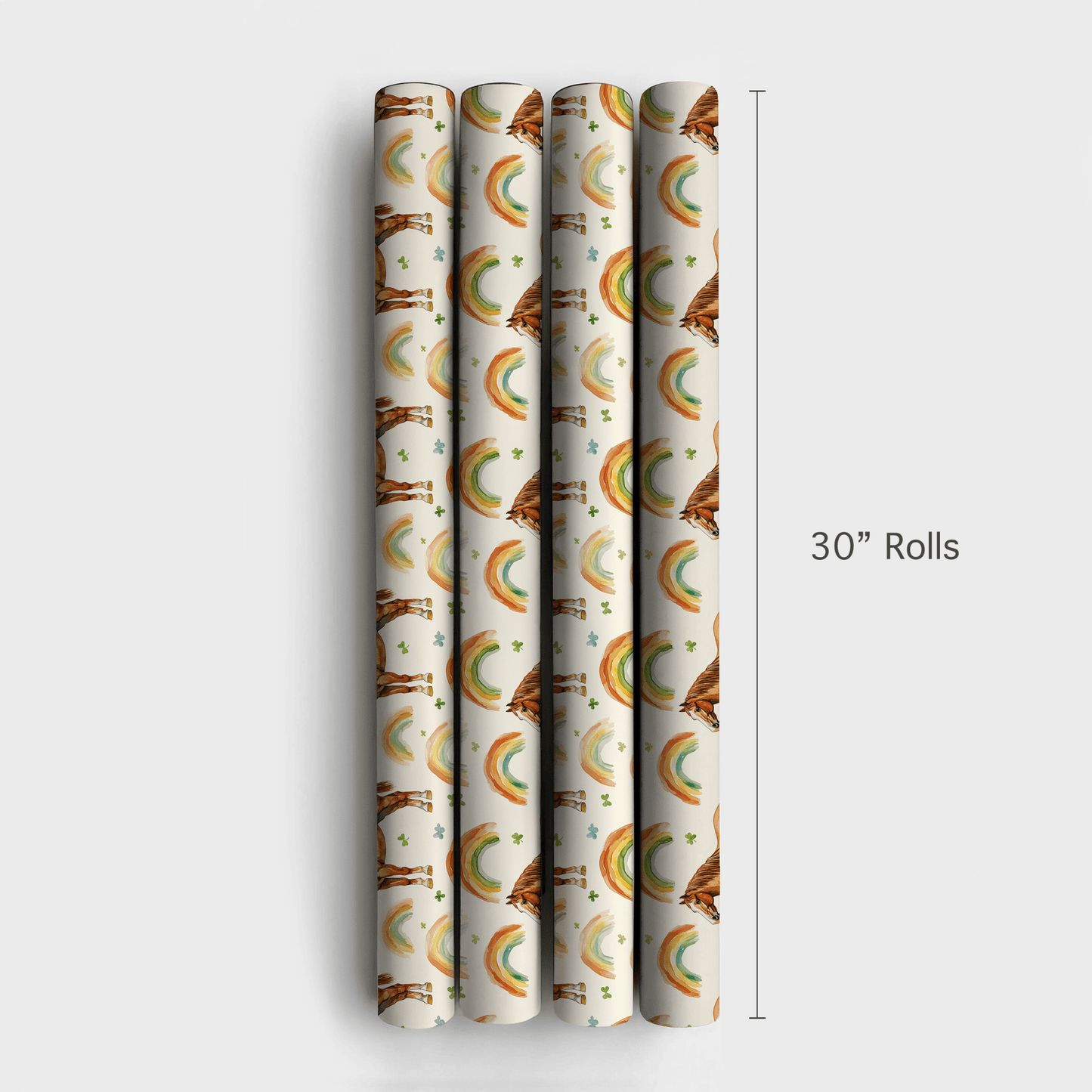 Rainbows with the Arabian Horse - Wrapping Paper - Aspen & Arlo