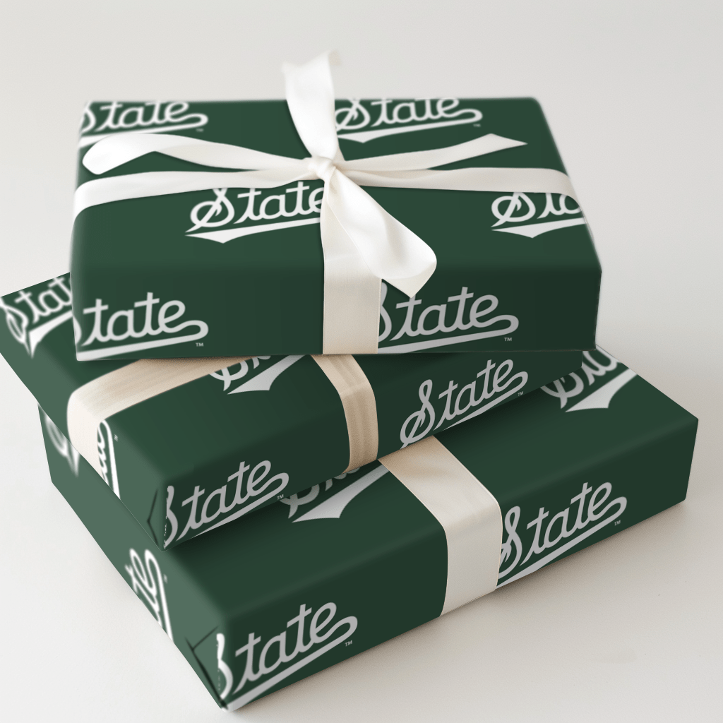 State in Green - Wrapping Paper - Aspen & Arlo