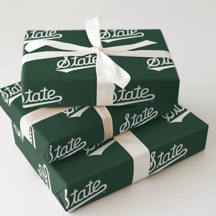 State in Green - Wrapping Paper - Aspen & Arlo