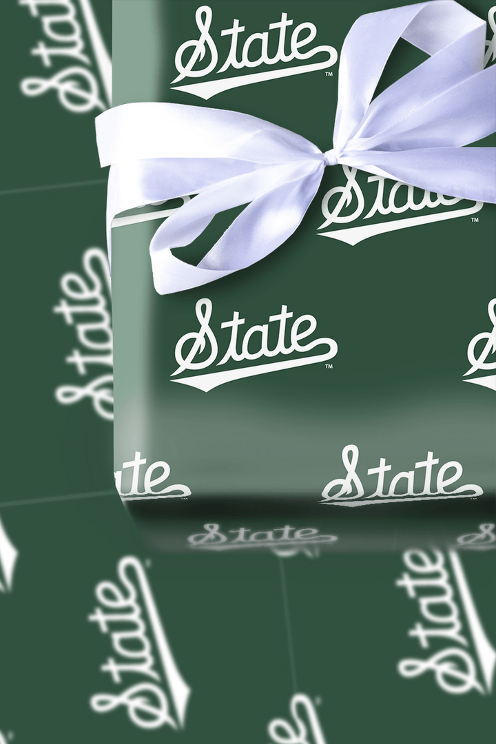 State in Green - Wrapping Paper - Aspen & Arlo