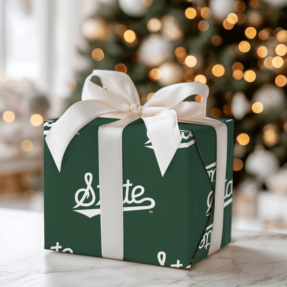 State in Green - Wrapping Paper - Aspen & Arlo