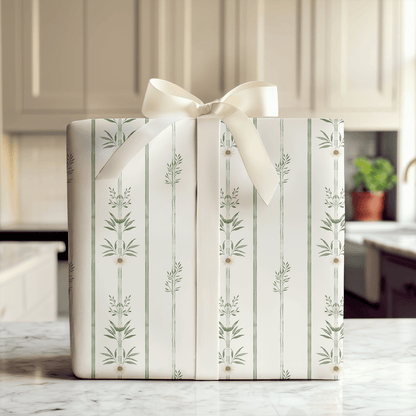 Simplistic Sage - Wrapping Paper - Aspen & Arlo