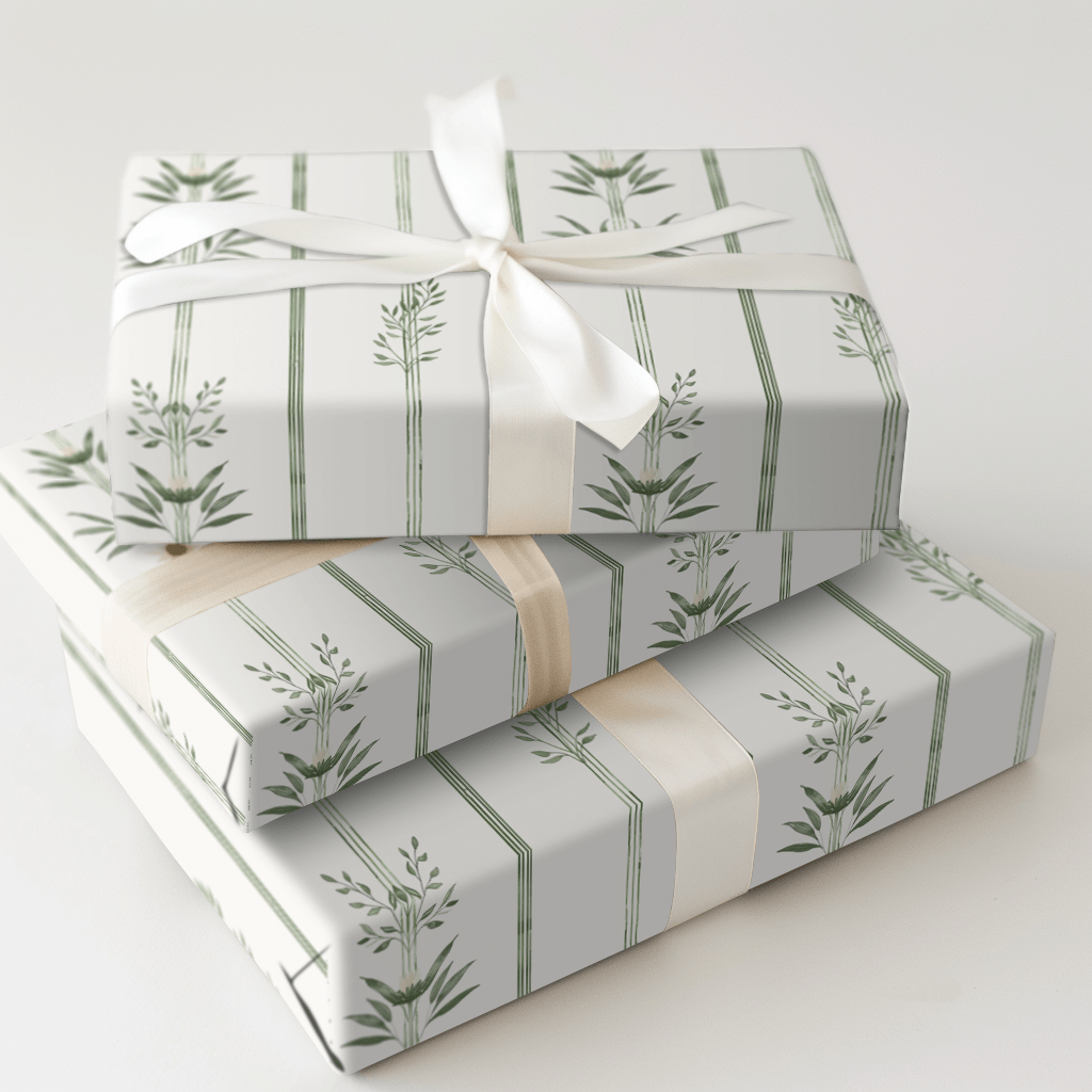 Simplistic Sage - Wrapping Paper - Aspen & Arlo