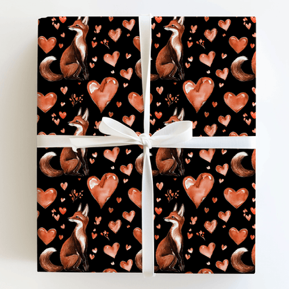 Love Fox - Wrapping Paper - Aspen & Arlo