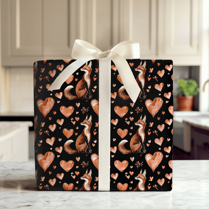 Love Fox - Wrapping Paper - Aspen & Arlo