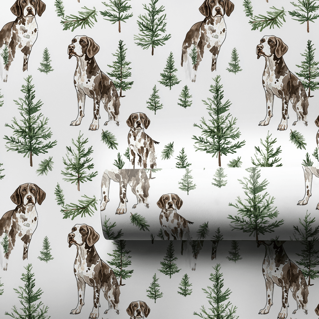 Snow Day for GSP's - Wrapping Paper - Aspen & Arlo