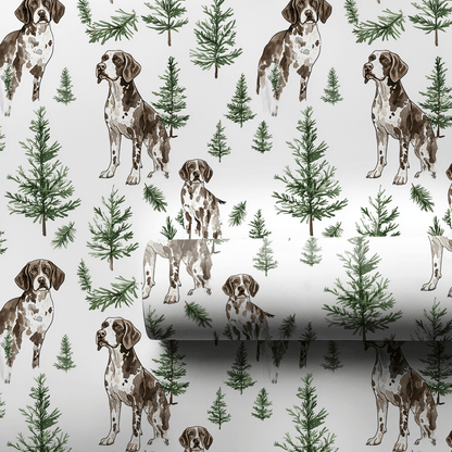 Snow Day for GSP's - Wrapping Paper - Aspen & Arlo