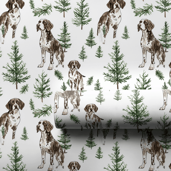 Snow Day for GSP's - Wrapping Paper - Aspen & Arlo