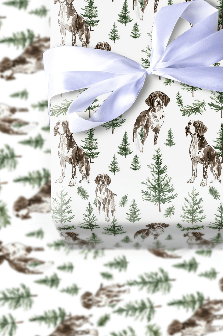 Snow Day for GSP's - Wrapping Paper - Aspen & Arlo