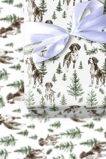 Snow Day for GSP's - Wrapping Paper - Aspen & Arlo