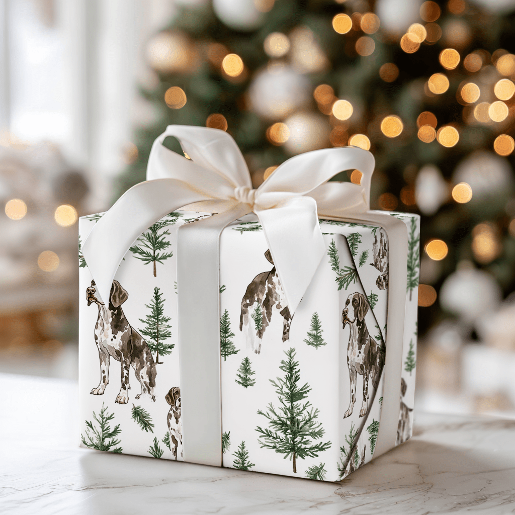 Snow Day for GSP's - Wrapping Paper - Aspen & Arlo