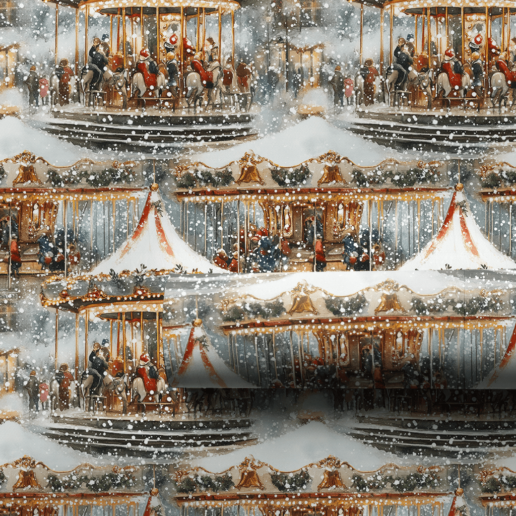 Carousel Joy - Wrapping Paper - Aspen & Arlo