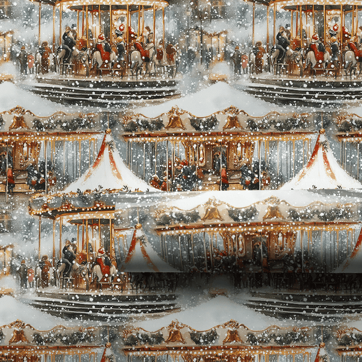 Carousel Joy - Wrapping Paper - Aspen & Arlo