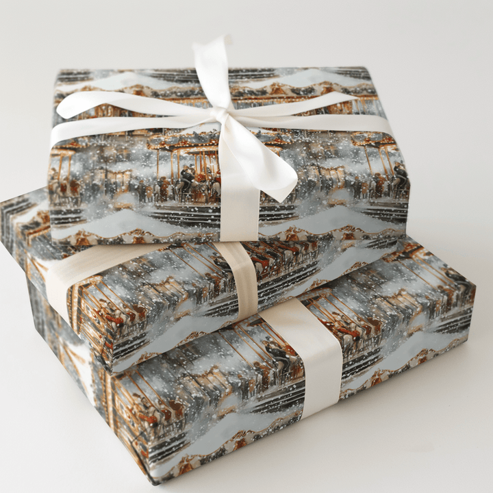 Carousel Joy - Wrapping Paper - Aspen & Arlo