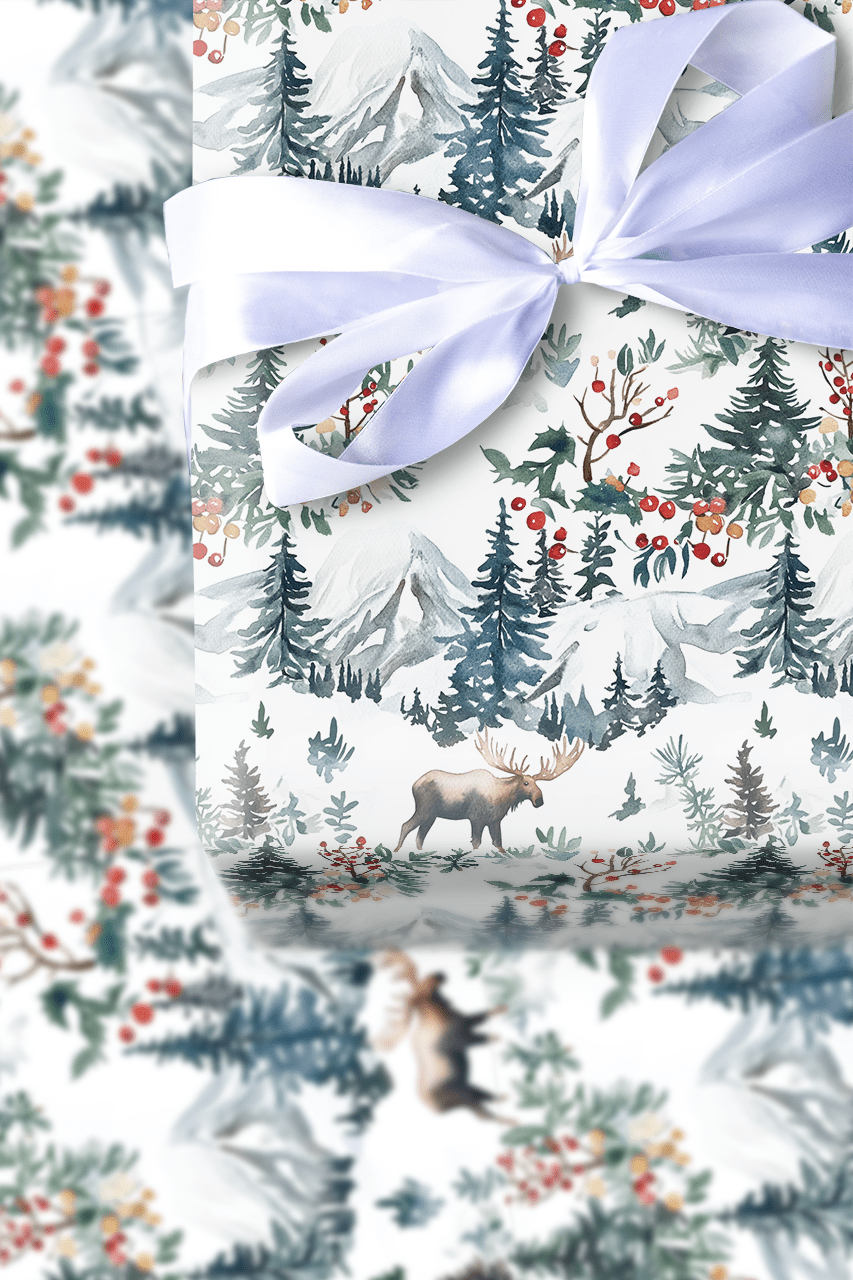 Glacial Time - Wrapping Paper - Aspen & Arlo