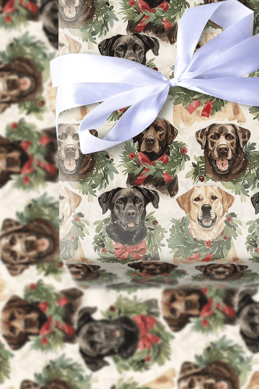 Festive Fur Babes - Wrapping Paper - Aspen & Arlo