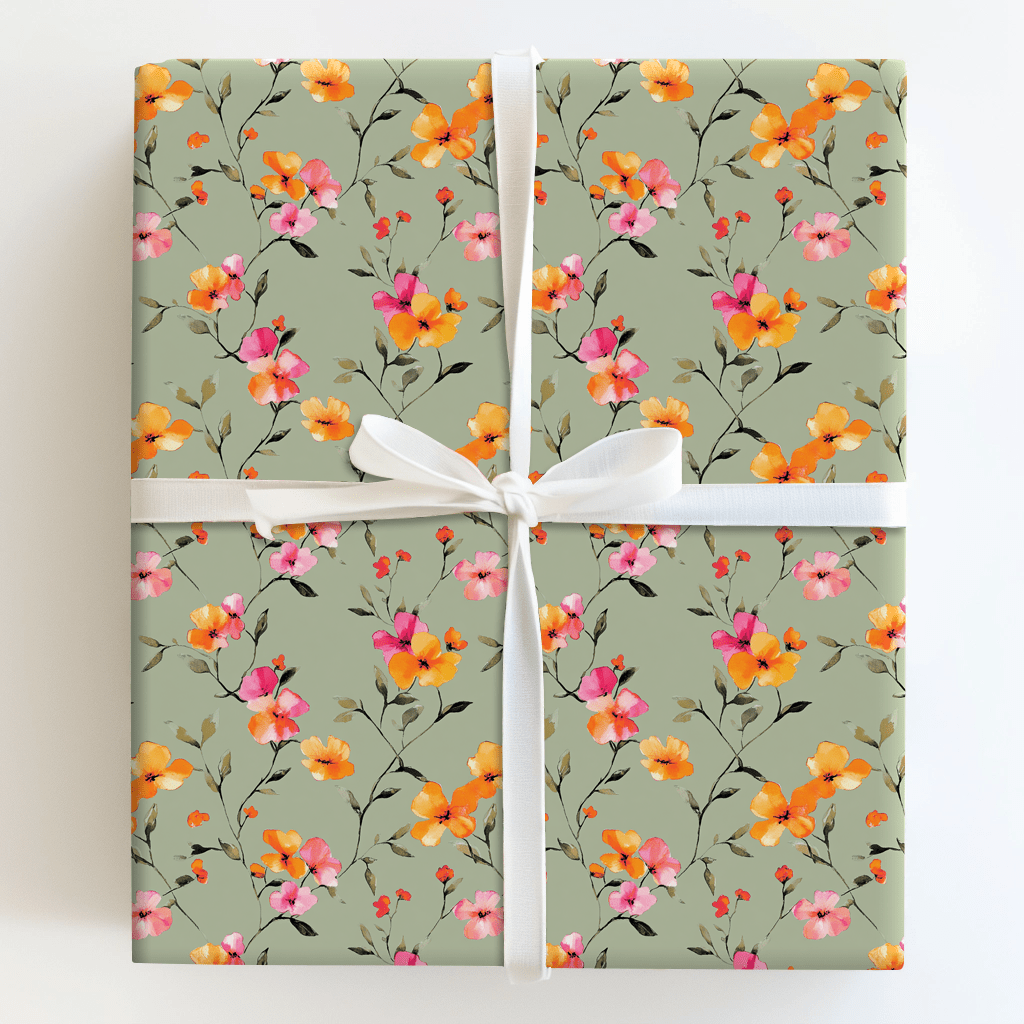 Buds and Blossoms - Wrapping Paper - Aspen & Arlo