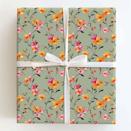 Buds and Blossoms - Wrapping Paper - Aspen & Arlo