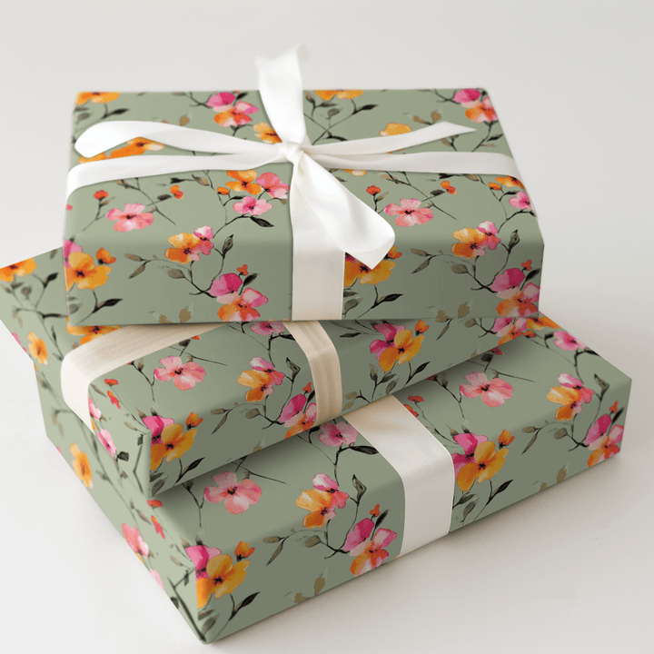Buds and Blossoms - Wrapping Paper - Aspen & Arlo