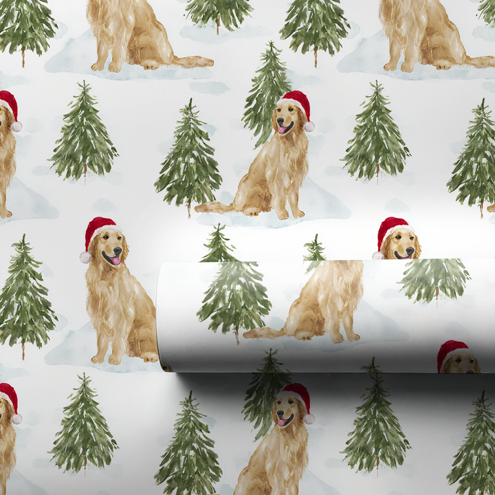 Snowy Pine Golden Retriever