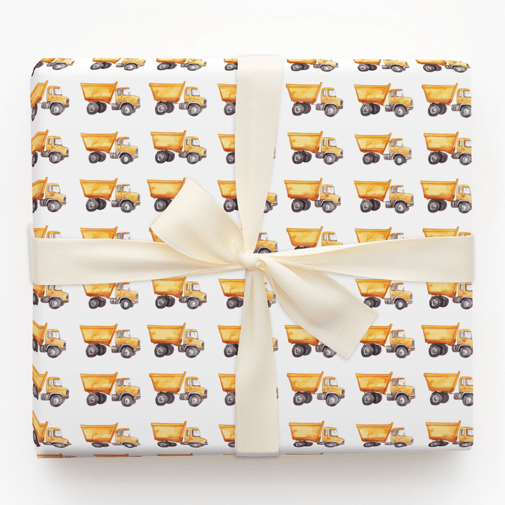 Boys at Work - Wrapping Paper - Aspen & Arlo