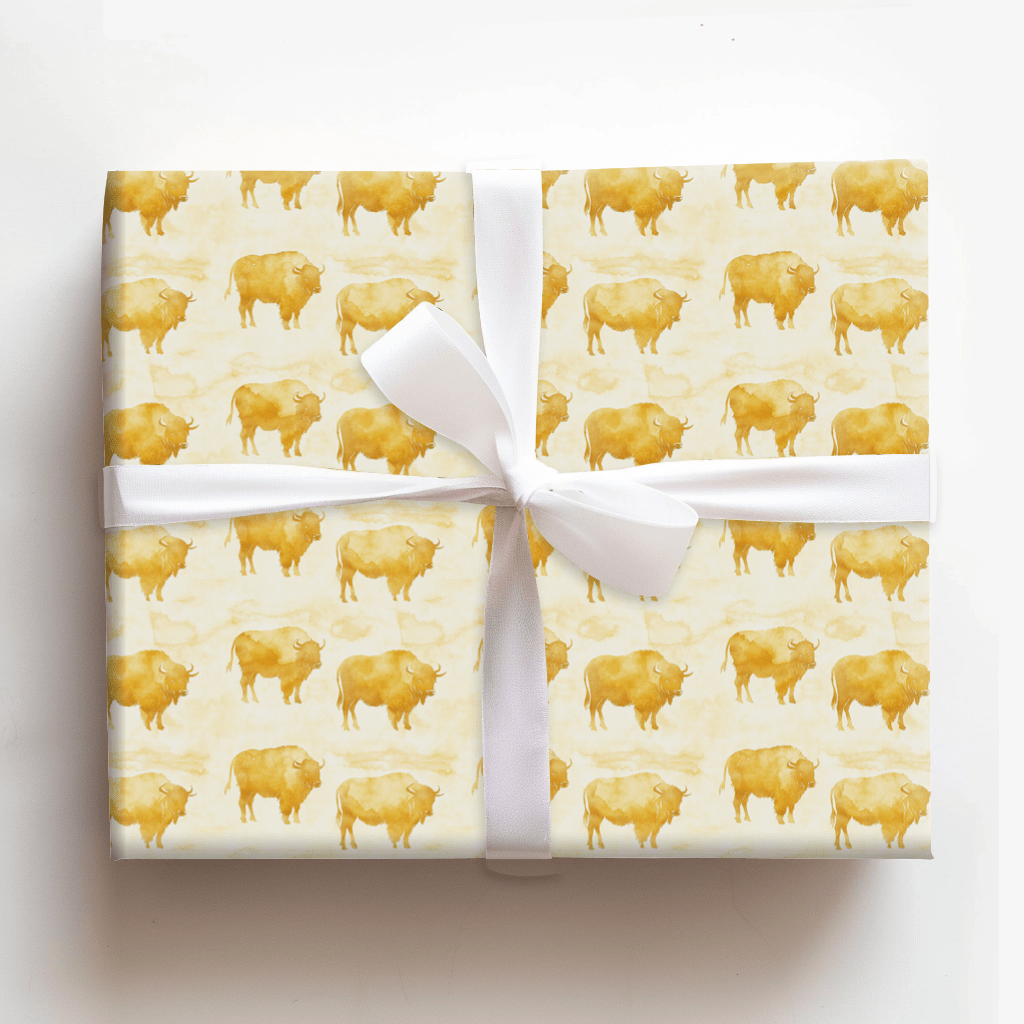 Go West Gold - Wrapping Paper - Aspen & Arlo