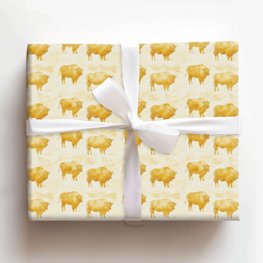 Go West Gold - Wrapping Paper - Aspen & Arlo
