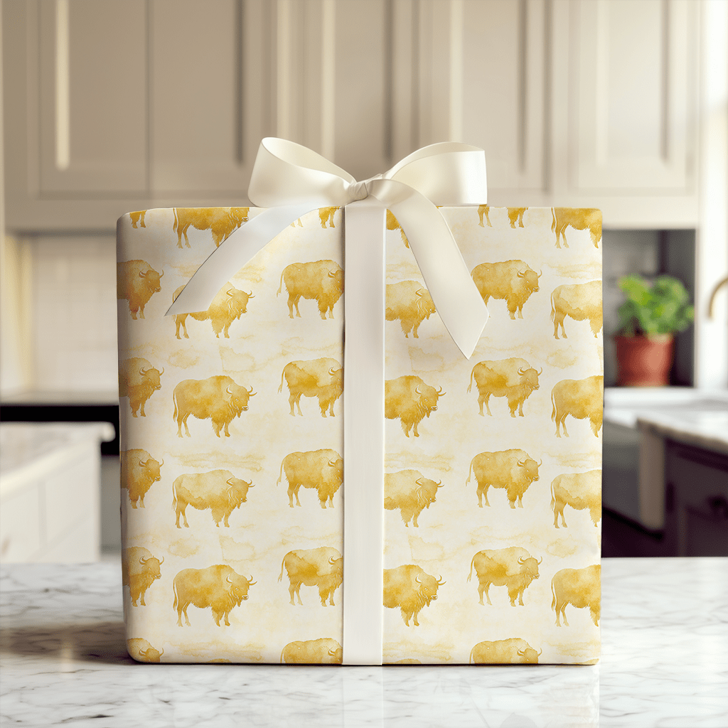 Go West Gold - Wrapping Paper - Aspen & Arlo