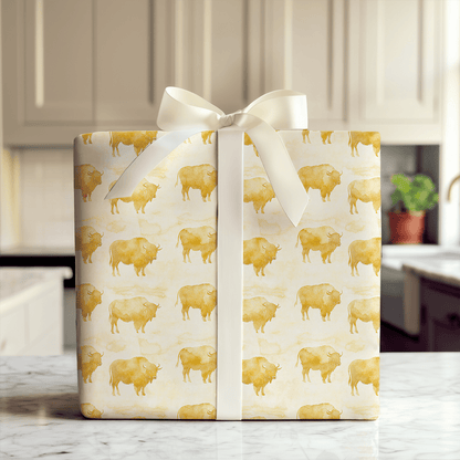 Go West Gold - Wrapping Paper - Aspen & Arlo