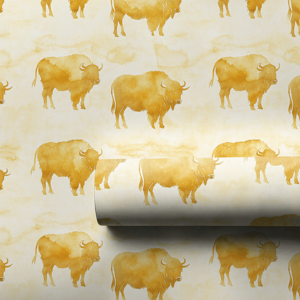 Go West Gold - Wrapping Paper - Aspen & Arlo