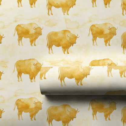 Go West Gold - Wrapping Paper - Aspen & Arlo
