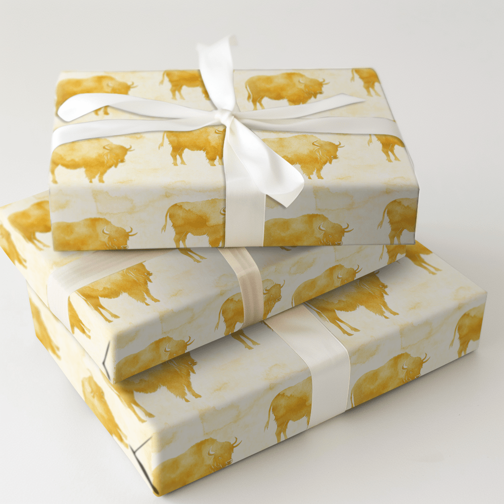 Go West Gold - Wrapping Paper - Aspen & Arlo