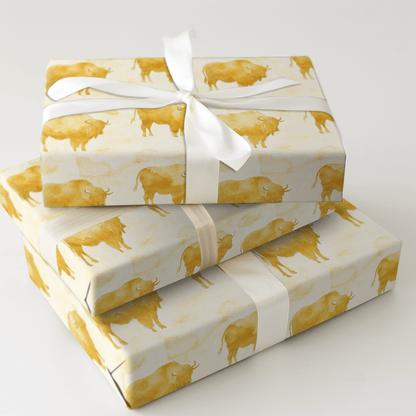 Go West Gold - Wrapping Paper - Aspen & Arlo