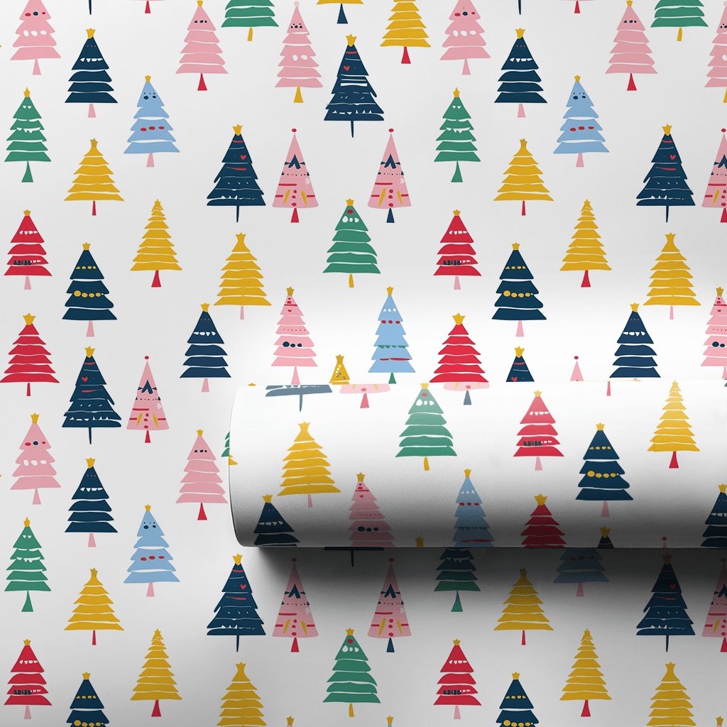 Wrapping the Christmas Tree - Wrapping Paper - Aspen & Arlo