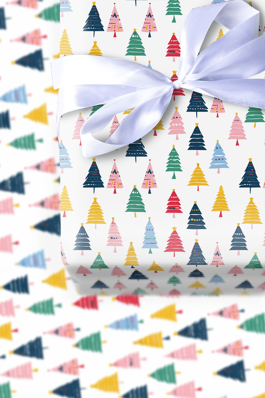 Wrapping the Christmas Tree - Wrapping Paper - Aspen & Arlo