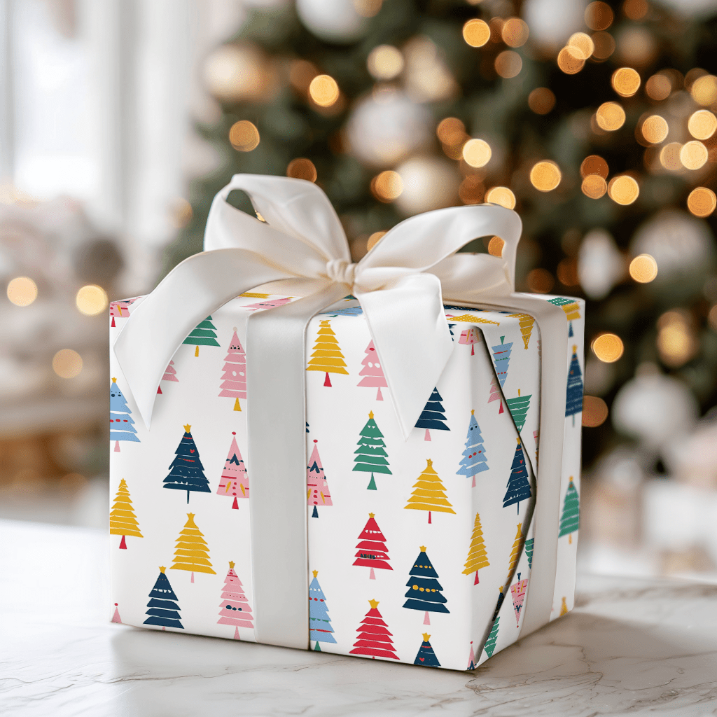 Wrapping the Christmas Tree - Wrapping Paper - Aspen & Arlo
