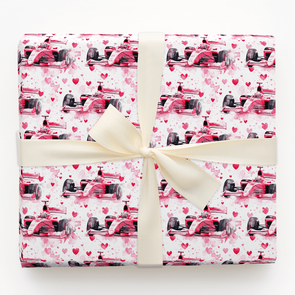 Fast Lane Love - Wrapping Paper - Aspen & Arlo