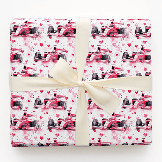 Fast Lane Love - Wrapping Paper - Aspen & Arlo