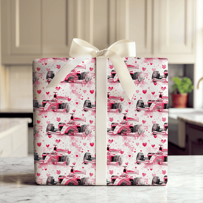 Fast Lane Love - Wrapping Paper - Aspen & Arlo