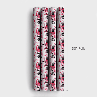 Fast Lane Love - Wrapping Paper - Aspen & Arlo