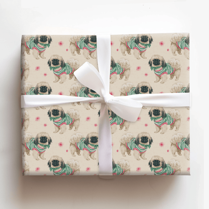 Best Dressed Pekingese - Wrapping Paper - Aspen & Arlo