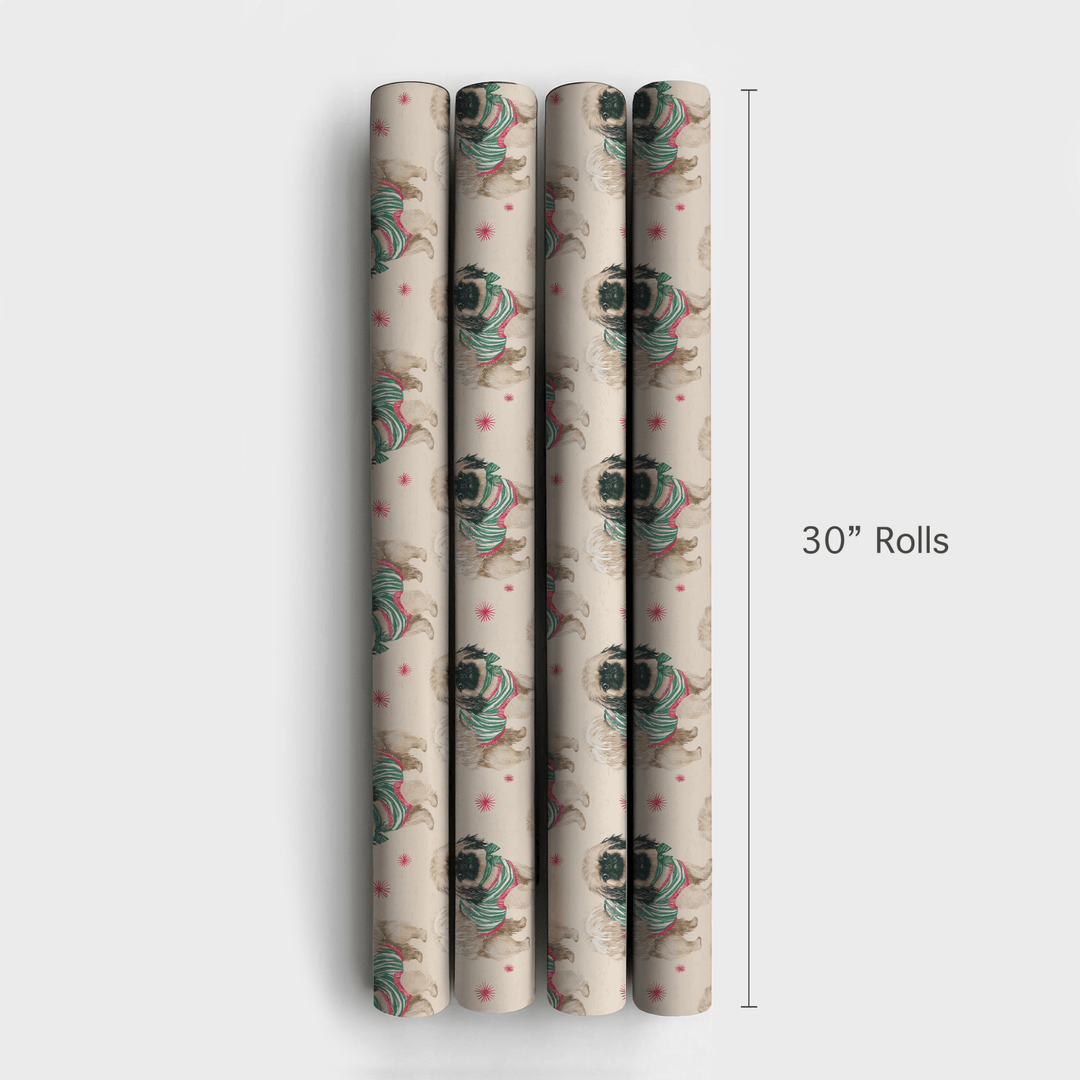 Best Dressed Pekingese - Wrapping Paper - Aspen & Arlo