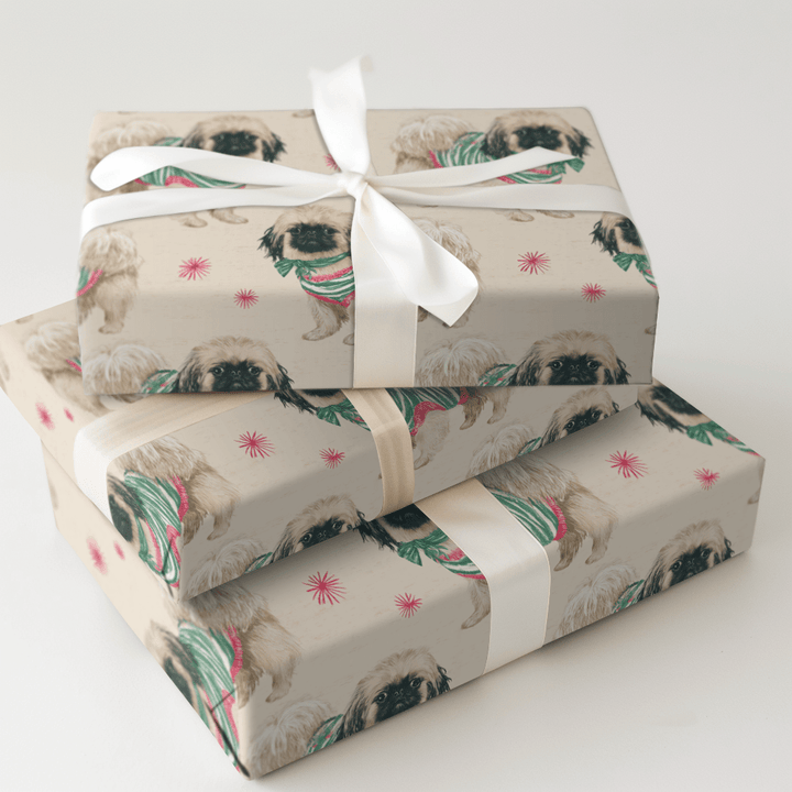Best Dressed Pekingese - Wrapping Paper - Aspen & Arlo