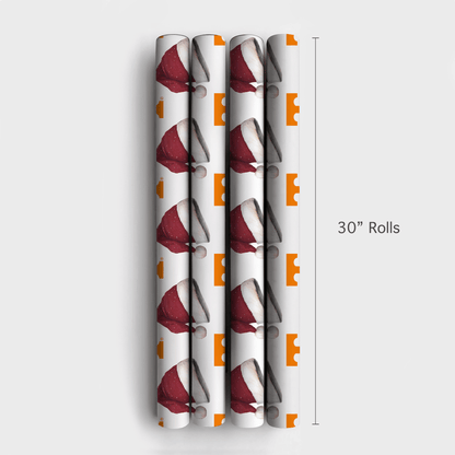 Santa on Rocky Top - Wrapping Paper - Aspen & Arlo