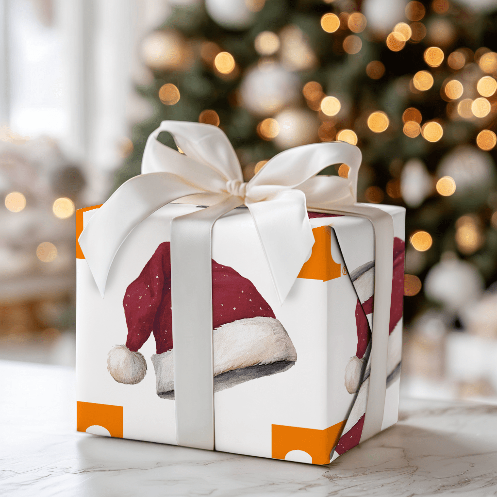 Santa on Rocky Top - Wrapping Paper - Aspen & Arlo
