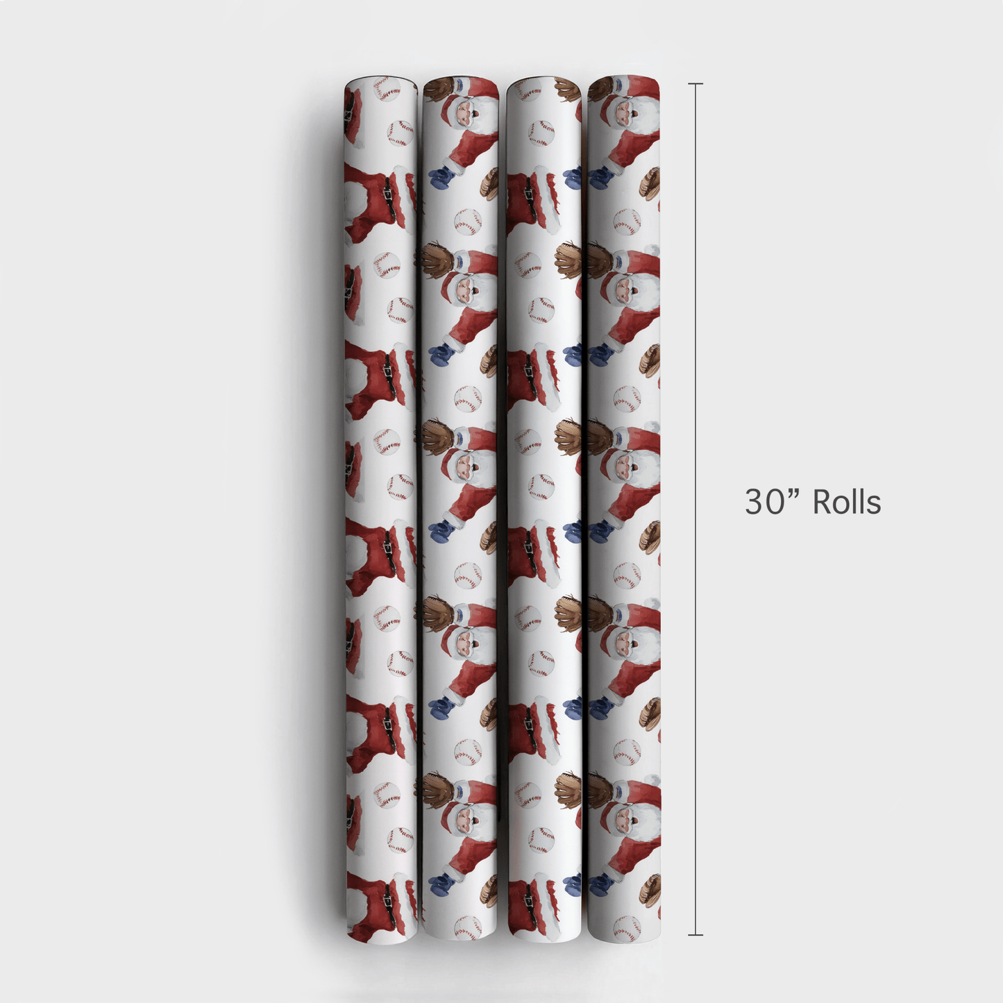 North Pole Ninth Inning - Wrapping Paper - Aspen & Arlo