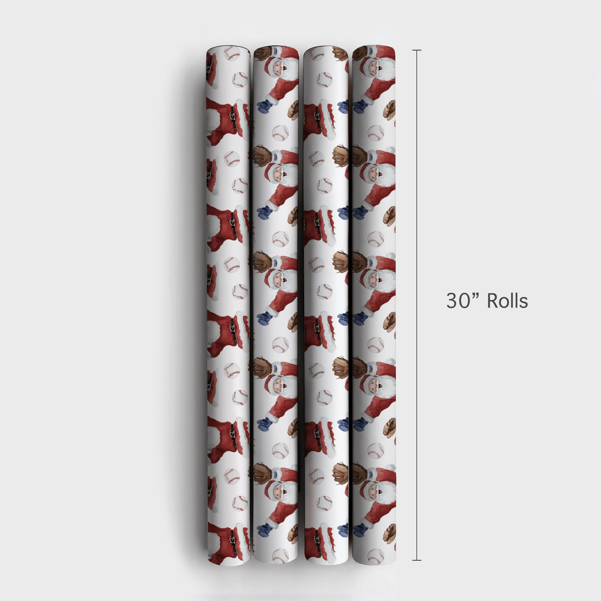 North Pole Ninth Inning - Wrapping Paper - Aspen & Arlo