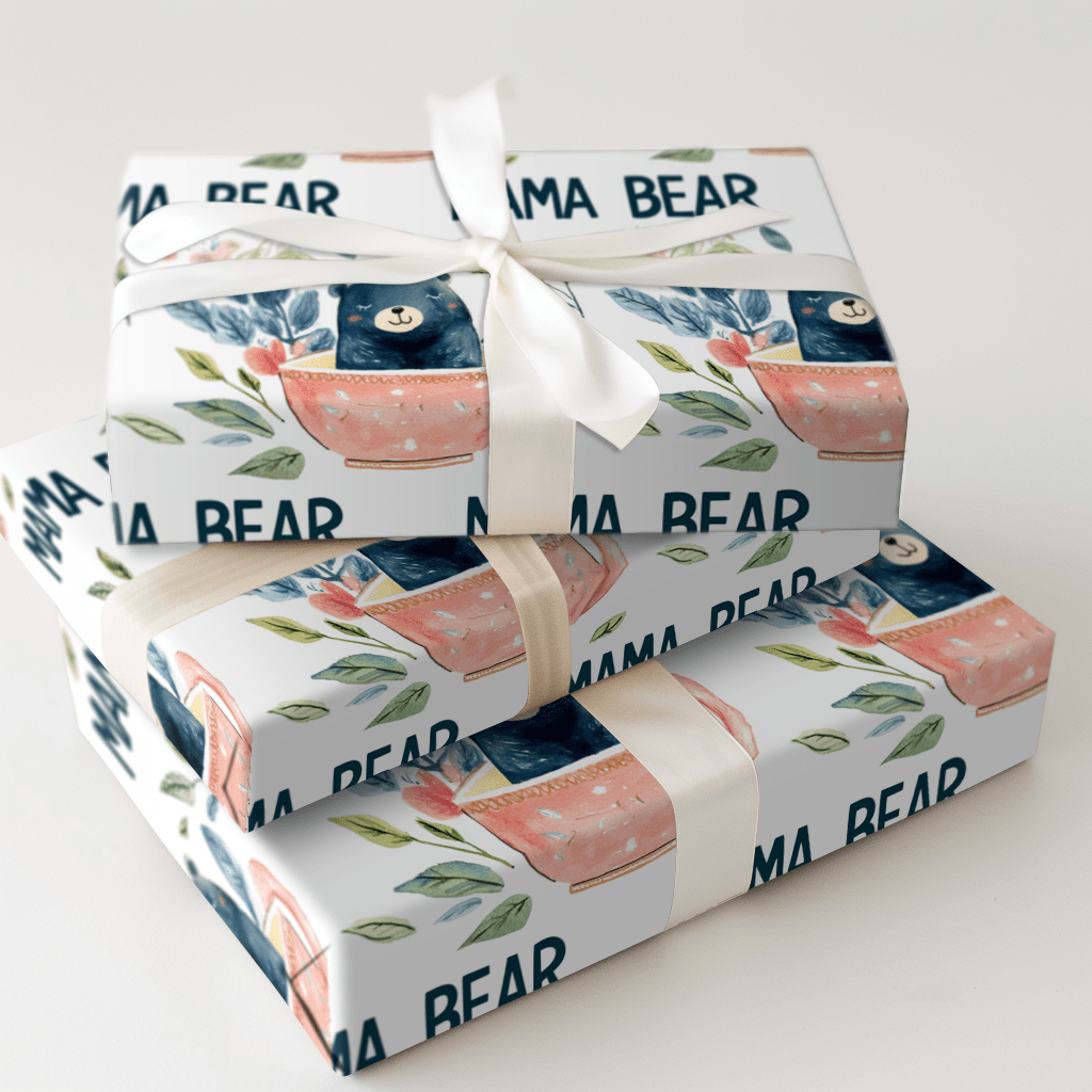 Mama Bear Mug - Wrapping Paper - Aspen & Arlo