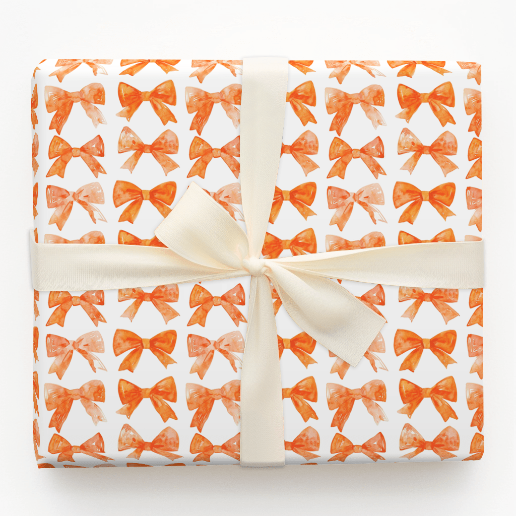 Mango Bow - kay of Colors - Wrapping Paper - Aspen & Arlo