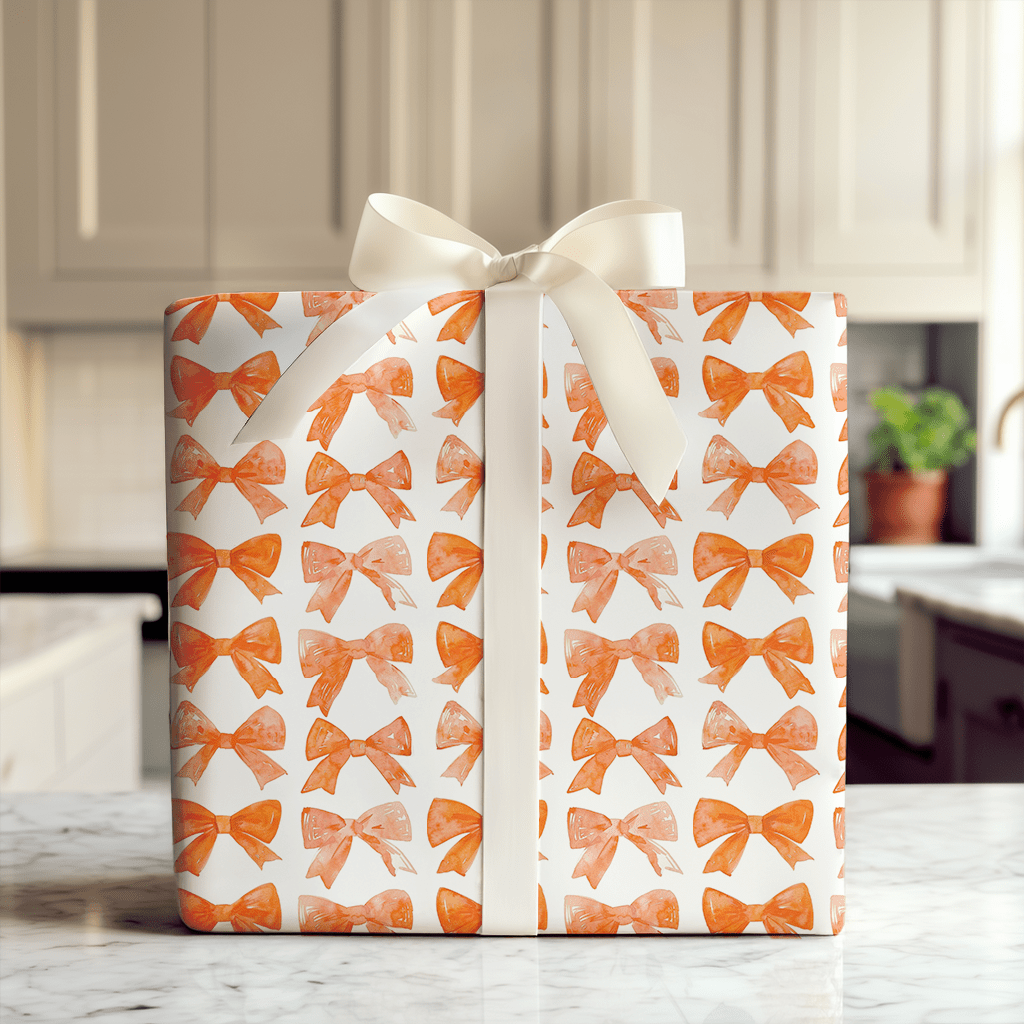 Mango Bow - kay of Colors - Wrapping Paper - Aspen & Arlo